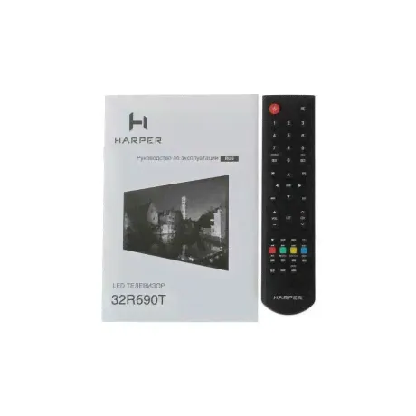 Телевизор Harper 32" 32R690T черный-2