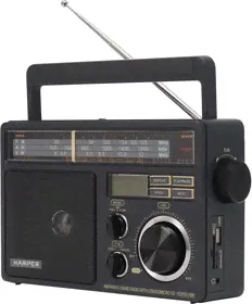 Радиоприемник HARPER HDRS-099 (Дисплей; USB; SD карта; радио)