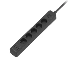 СЕТЕВЫЕ ФИЛЬТРЫ СЕТЕВЫЕ ФИЛЬТРЫ HARPER UCH-510 Black