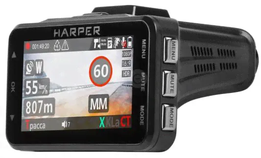 Видеорегистратор радардетектор HARPER DVHR-915-0