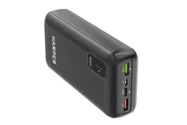 Универсальная мобильная батарея HARPER PB-0030, 30000 mAh, 2xUSB, PD+QC3.0, черный