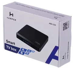 Смарт-ТВ приставка Harper ABX-235 ЭДО 4K/Android9.0/Cortex-A53/2Gb/дисплей/пам.16Gb оптом в Екатеринбурге или в Свердловской области