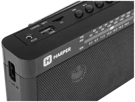 HARPER Радиоприемник Harper HDRS-377, черный радиоприемник